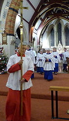 A cotta and choir robes