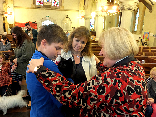 The laying on of hands