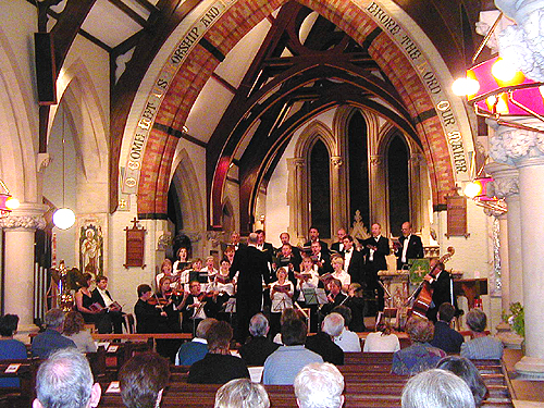 A concert in church