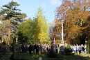 Around the war memorial